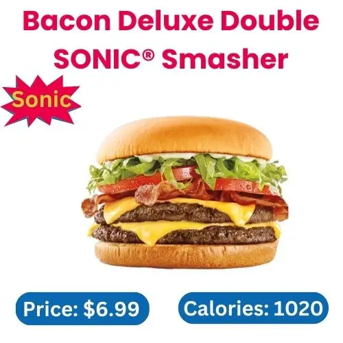 Bacon Deluxe Double SONIC® Smasher