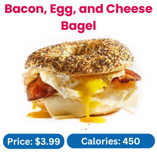 Bacon, Egg, and Cheese Bagel