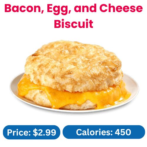 Bacon, Egg, and Cheese Biscuit