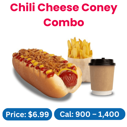 Chili Cheese Coney Combo