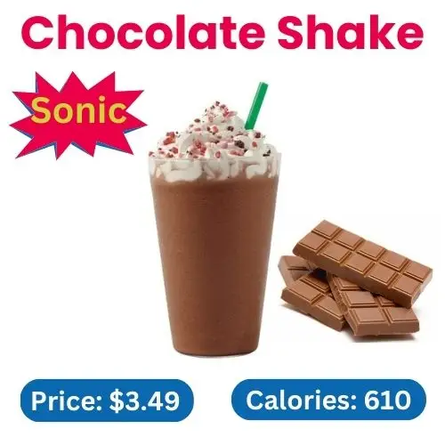 Sonic Chocolate Shake