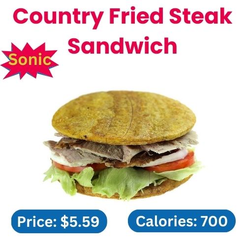 Country Fried Steak Sandwich