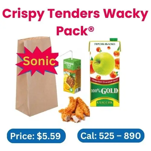 Sonic Crispy Tenders Wacky Pack®