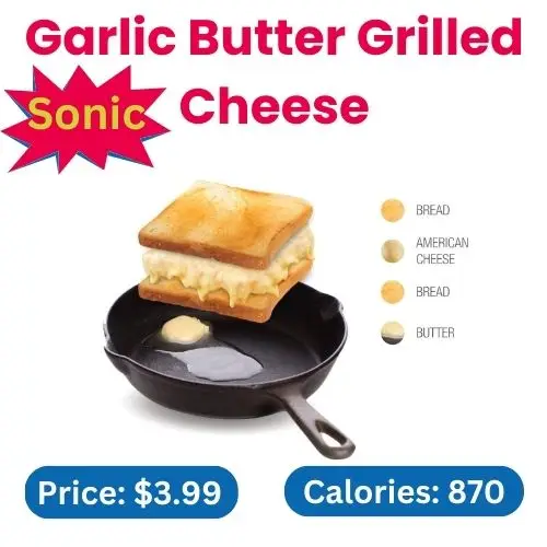 Garlic Butter Grilled Cheese