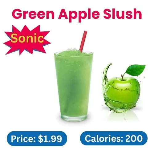 Sonic Green Apple Slush