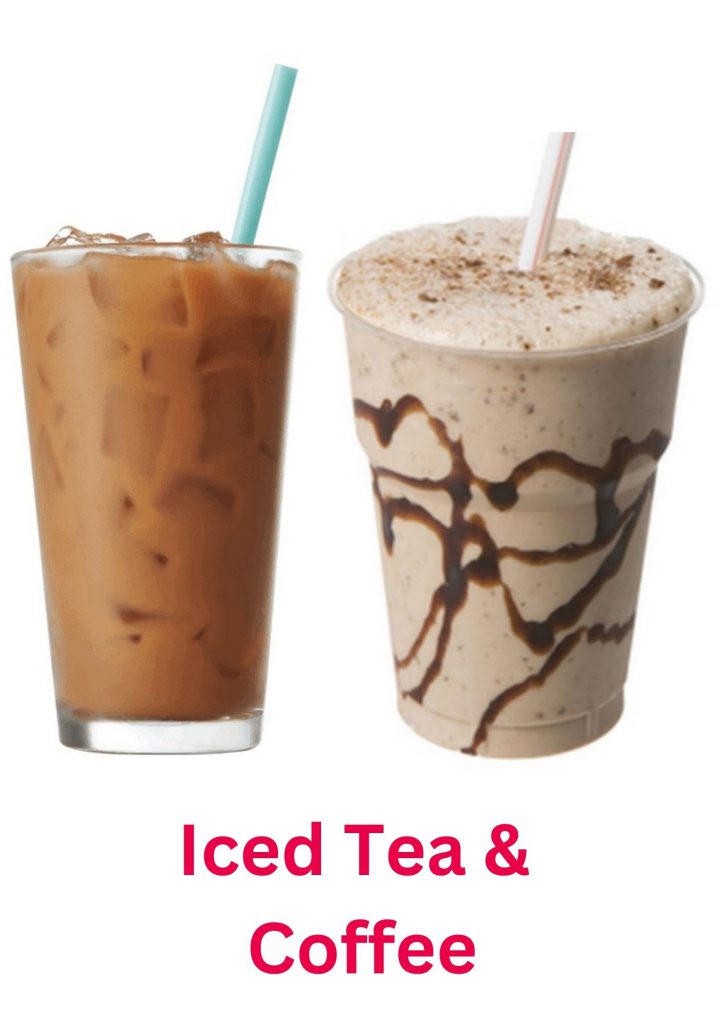 Sonic Iced Tea and Coffee