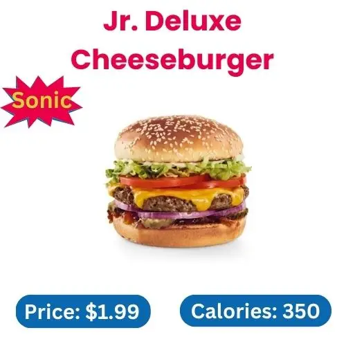 Jr. Deluxe Cheeseburger
