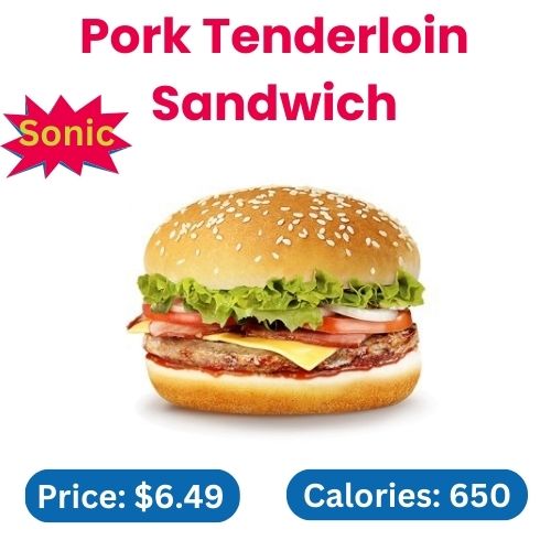 Pork Tenderloin Sandwich