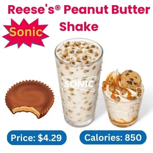 Sonic Reese's® Peanut Butter Shake
