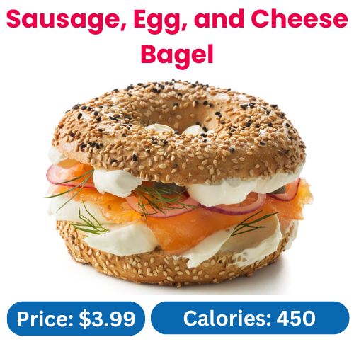 Sausage, Egg, and Cheese Bagel
