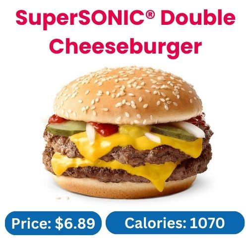 SuperSONIC® Double Cheeseburger